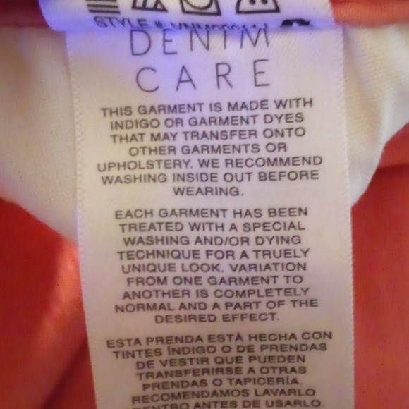 Curve Appeal Peachy Color Stretchy Minimalist Jegging Jeans - Size 12/31 - Picture 10 of 12